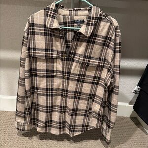 Plaid Button-Up jacket